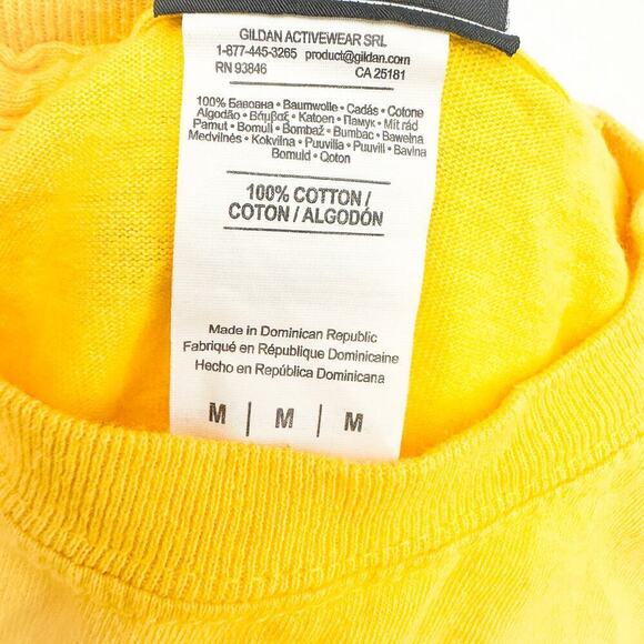 Thrasher Skateboard Magazine Graphic Yellow Logo Tee Vintage Size Medium - Picture 3 of 5